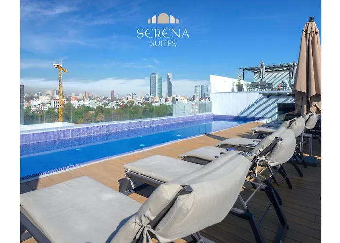 Radiant Rooftop In Condesa With Ac & Pool Apartment